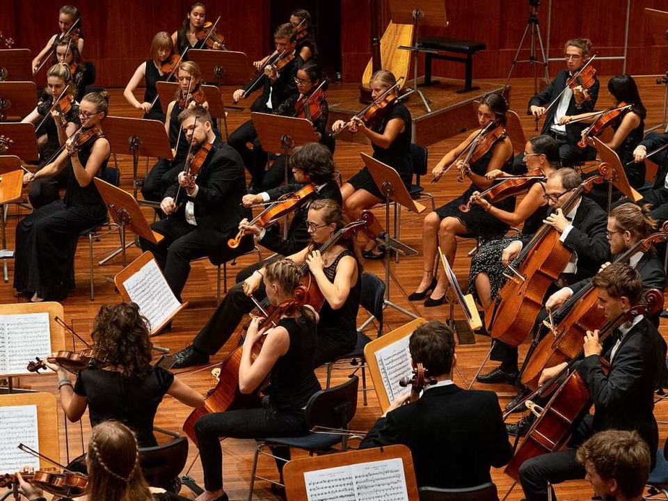 Das Akademische Orchester in Freiburg ...222;55 Jahre Aka&#8220; im Konzerthaus  | Foto: Simon Langemann