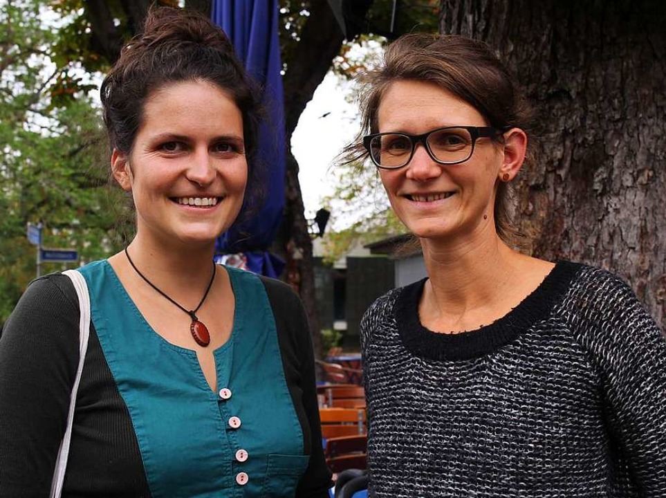 Laut Jessica Berneiser und Charlotte S...en Rahmen fr kologischeres Verhalten  | Foto: Anna Castro Ksel