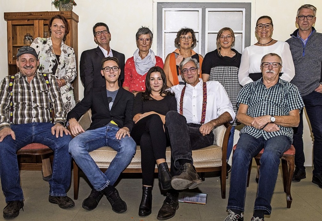 Die Truppe der  Markgrfler Lachbhne  | Foto: Alexander Anlicker