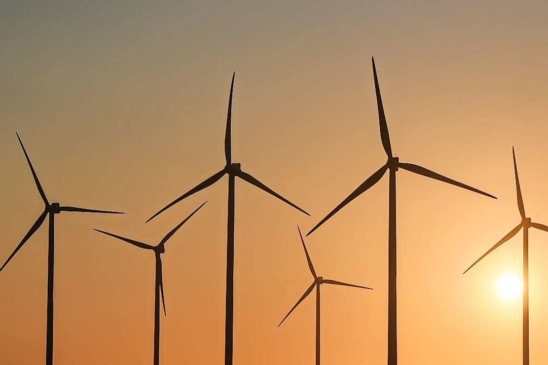 Die Debatte ber die geplanten Windrd...ler Blauen sollte versachlicht werden.  | Foto: Patrick Pleul (dpa)
