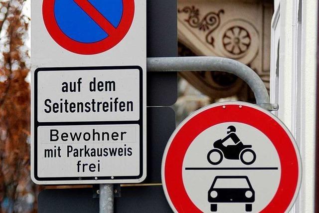 In weiteren Freiburger Quartieren soll das Bewohnerparken kommen