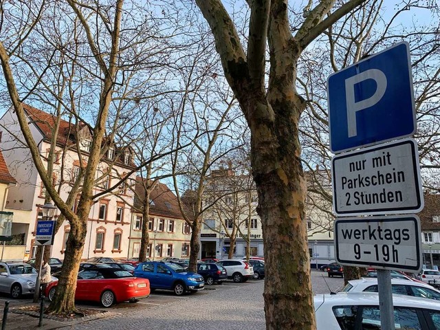 Der Gerichtsparkplatz, der  an Marktta... wird, soll am Samstag besetzt werden.  | Foto: Helmut Seller