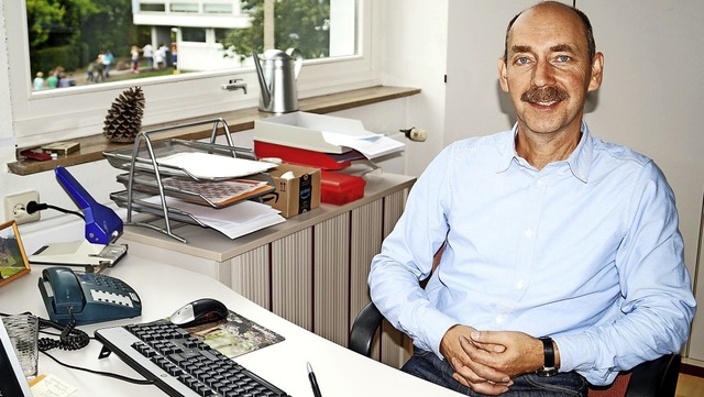 Christof Schmeh-Glaisner ist neuer Re...ekannter an der René-Schickele-Schule. | Foto: Silke Hartenstein Christof Schmeh-Glaisner ist neuer Re...ekannter an der René-Schickele-Schule. | Foto: Silke Hartenstein