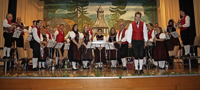 Der Musikverein Todtmoos-Weg feiert im...hepunkt im Festkalender von Todtmoos.  | Foto: Andreas Bhm