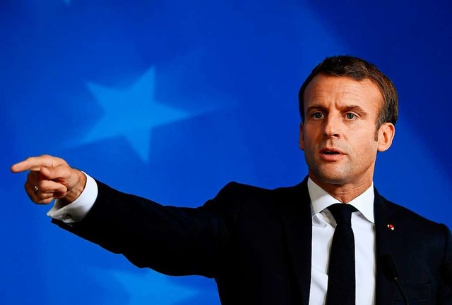 Emmanuel Macron weist Albanien und Nor...he mit den beiden Lndern lehnt er ab.  | Foto: JOHN THYS (AFP)