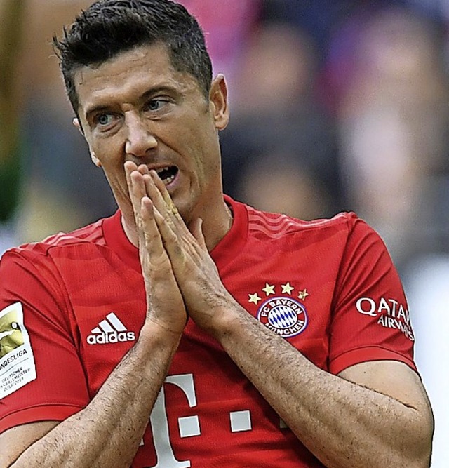 Zwei Rekorde eingestellt: Robert Lewandowski   | Foto: CHRISTOF STACHE (AFP)