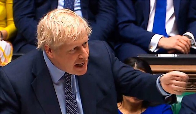 Grobritanniens Premierminister Boris Johnson.  | Foto: - (AFP)