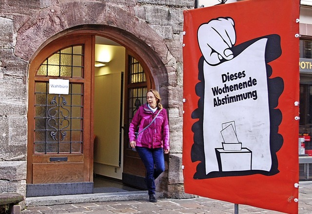Die Abstimmung ist gelaufen. Die Mehrh...n Rheinfelden wird also nicht gebaut.   | Foto: Petra Wunderle