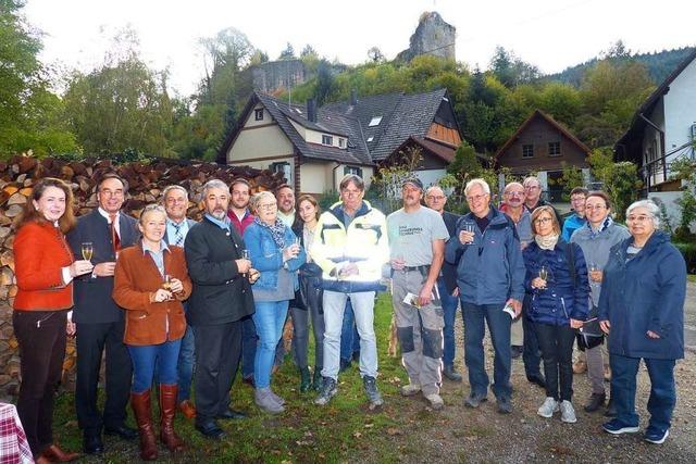 Startschuss für die Sanierung der Burgruine Diersburg ist gefallen