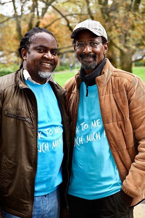 Nelson Momoh (li.) und Ababacar Kébé  | Foto: Thomas Kunz