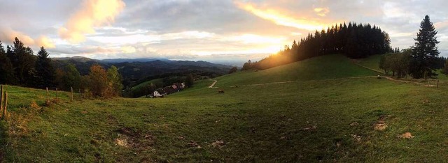 Sonnenuntergang bei St. Ulrich.  | Foto: Felix Paulo