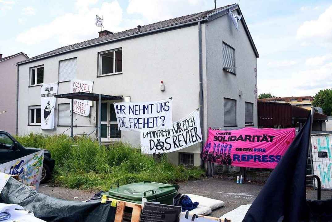 Besetzung der Fehrenbachallee 52 im Mai 2019  | Foto: Thomas Kunz