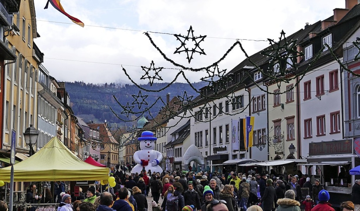 Mitte November ist wieder Wintermarkt in Waldkirch.  | Foto: Sylvia Sredniawa