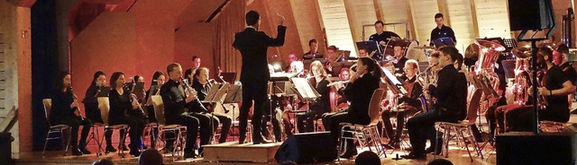 Premiere: Das neue Verbandsjugendorche... seinem ersten Konzert in Eisenbach.    | Foto: Silas Schwab