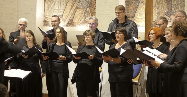 Mit geistlichen Gesngen aus Barock un...uot; in der Rheinfelder Christuskirche  | Foto: Roswitha Frey