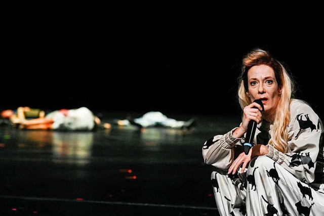 Anja Schweitzer als Elfriede Jelinek in &#8222;Wut&#8220;  | Foto: Tanja Dorendorf / T+T Fotografie