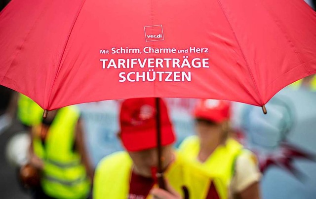 Verdi ruft die Beschftigten der Freiburger Uniklinik zum Streik (Symbolbild).  | Foto: Fabian Sommer (dpa)