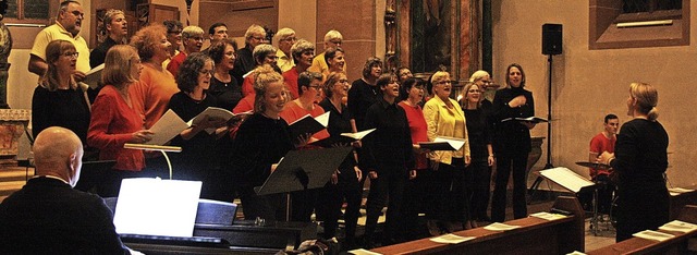 Unter dem neuen Namen &#8222;Sacr Ch...ngelische Kirchenchor am Samstag auf.   | Foto: Christiane Franz