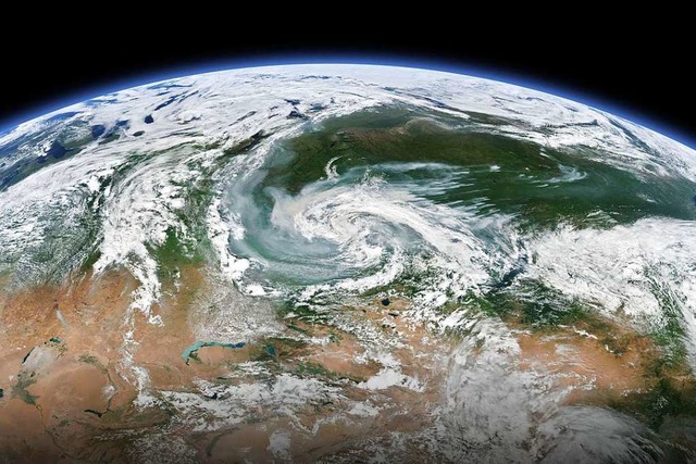 Die Erde hat schon viele Klimakatastrophen berlebt.  | Foto: NASA (dpa)