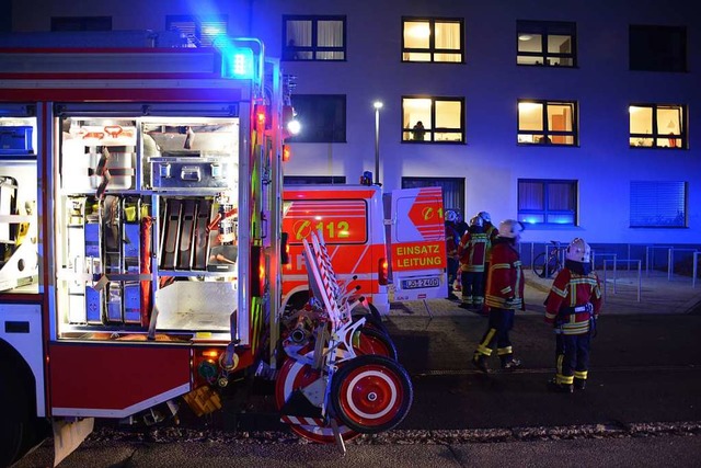 Feuerwehreinsatz am Pflegeheim Markgrflerland  | Foto: Hannes Lauber