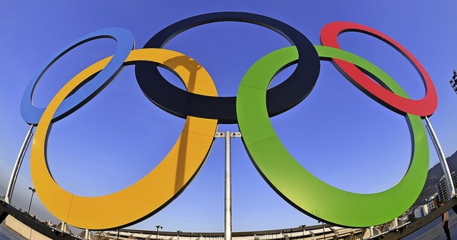 Olympia im Ruhrpott? Hier die Ringe de...2016 bei den Spielen in Rio de Janeiro  | Foto: Lukas Schulze