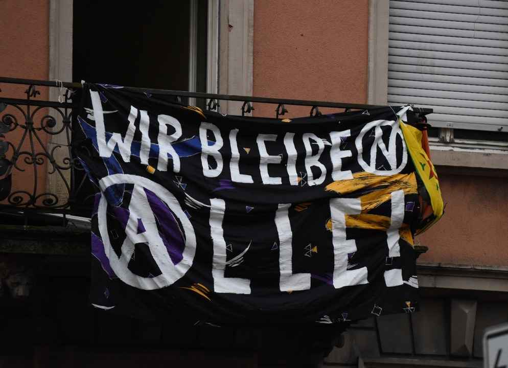 Hausbesetzungen gibt es in Freiburg im...ild, Dezember 2018, Schwarzwaldstra�e.  | Foto: Rita Eggstein