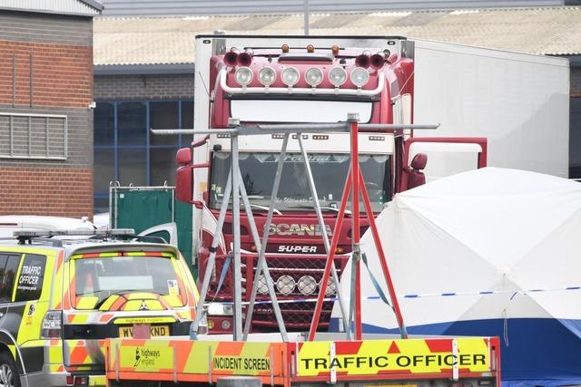 Lastwagen-Container mit 39 Leichen in England entdeckt
