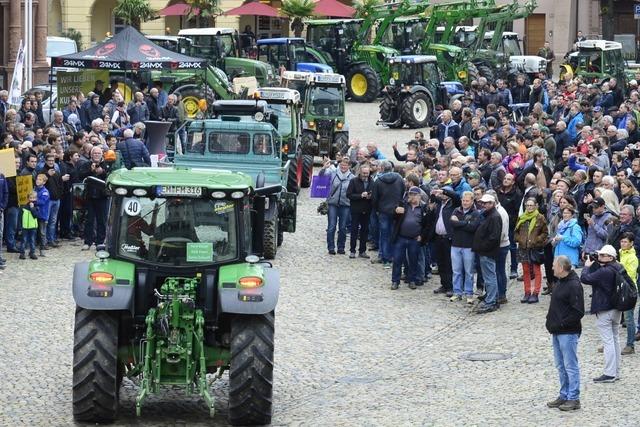 Fotos: Tausende Bauern protestieren gegen Agrarplne der Regierung