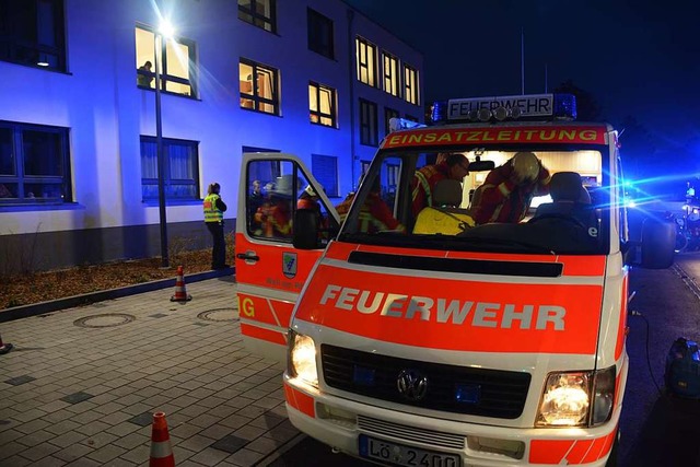 Feuerwehreinsatz im Pflegeheim Markgrflerland  | Foto: Hannes Lauber