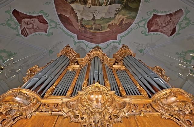 Geburtstagskind: Die Silbermann-Orgel in St. Landelin   | Foto: Karl Schlessmann