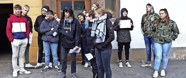 Gewannen viele neue Erkenntnisse zum T...Ebert-Gemeinschaftsschule Schopfheim.   | Foto: FES