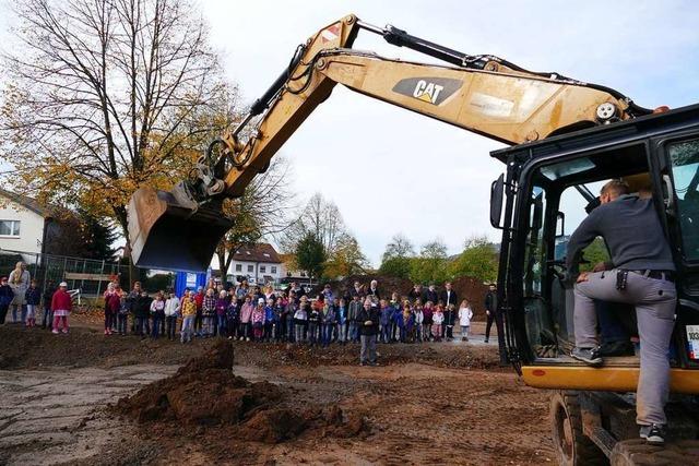 Der Bau des neuen Kindergartens in Schopfheim hat begonnen