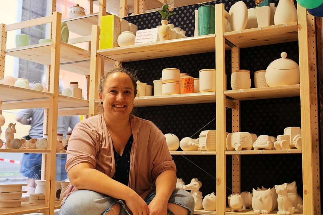 Mona Rabenau kündigte ihren Job in Ber...e-Laden in der Salzstraße zu eröffnen.  | Foto: Annika Vogelbacher