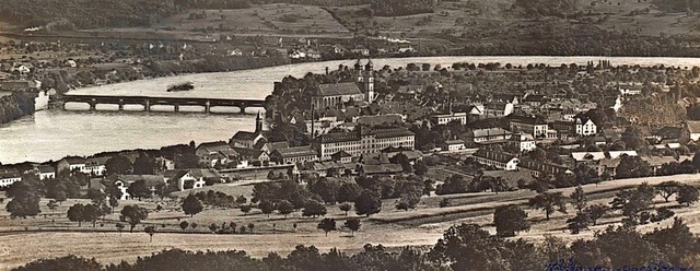 Vom Stadtbild her hatte sich in Sckin...dert. Die Idylle aber war trgerisch.   | Foto: Stadtarchiv Bad Sckingen