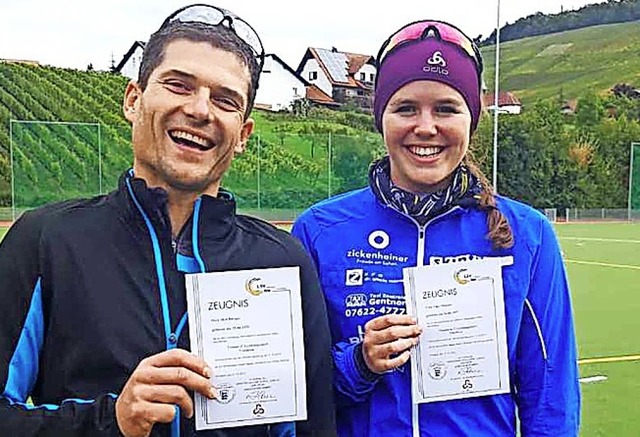 Birk Brger und Olga Mnner  | Foto: Triathleten