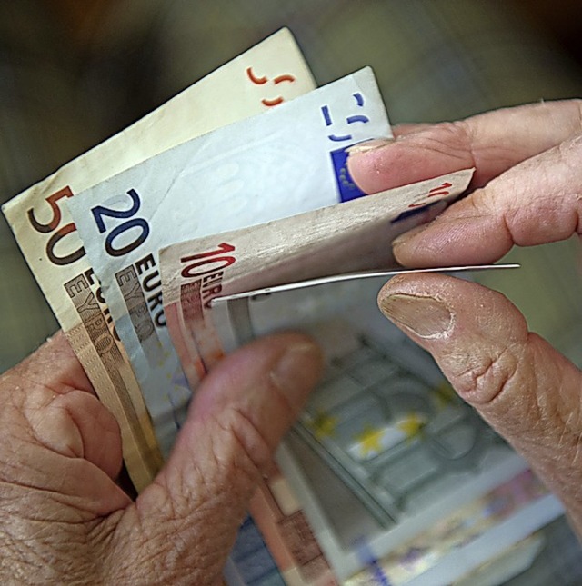 Jeder Euro zhlt.  | Foto: Marijan Murat (dpa)