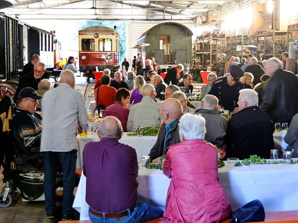 Der Festakt fand in der Wagenhalle statt.