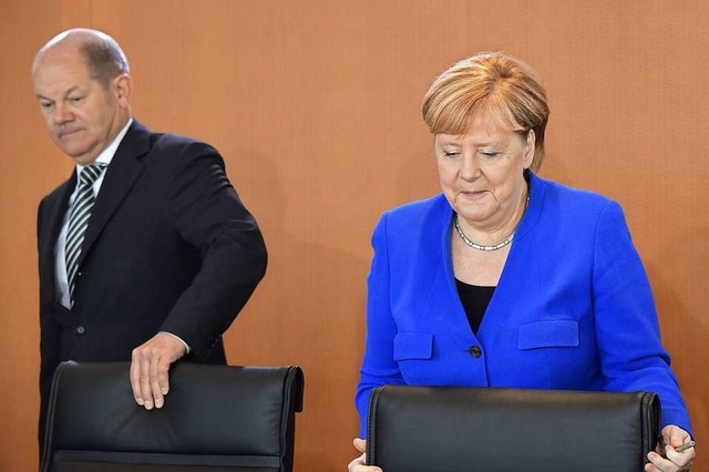 Knnen sie noch gut miteinander? Finan...en Donnerstag Platz am Kabinettstisch.  | Foto: TOBIAS SCHWARZ (AFP)