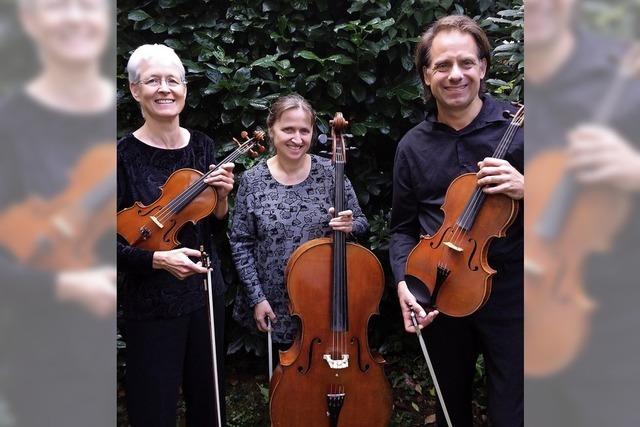 Streich-Trio spielt Bachs Goldberg-Variationen auf dem Stadtfriedhof Weingarten