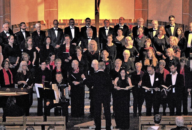 Das Vocalensemble Breisach sang unter ... Messe&#8220; von Giaoachino Rossini.   | Foto: Laetitia Barnick