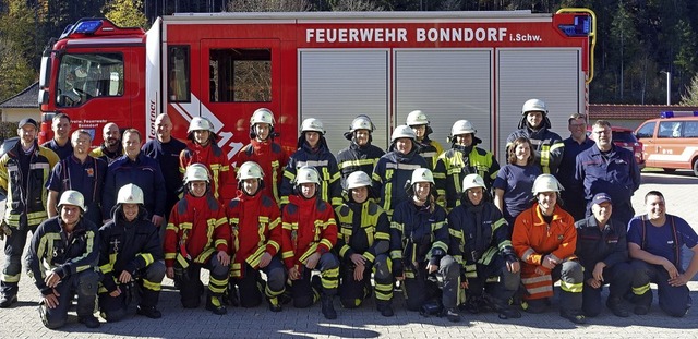 Die neuen Truppfhrer der Feuerwehr  | Foto: Olaf Thor