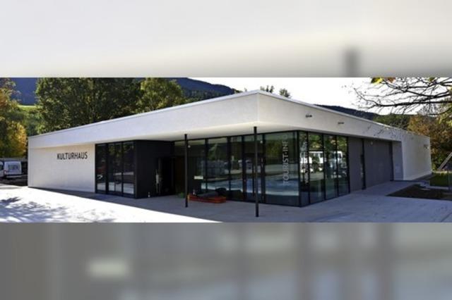 Das Kulturhaus in Simonswald ist bald fertig