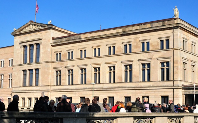 Blick auf das neue Museum auf der Museumsinsel  | Foto: Klaus-Dietmar Gabbert (dpa)