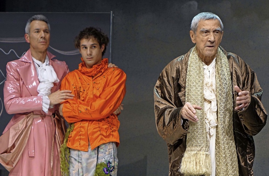 Dieter Mainka als Argan (rechts) in der Molire-Komdie   | Foto: Roswitha Frey