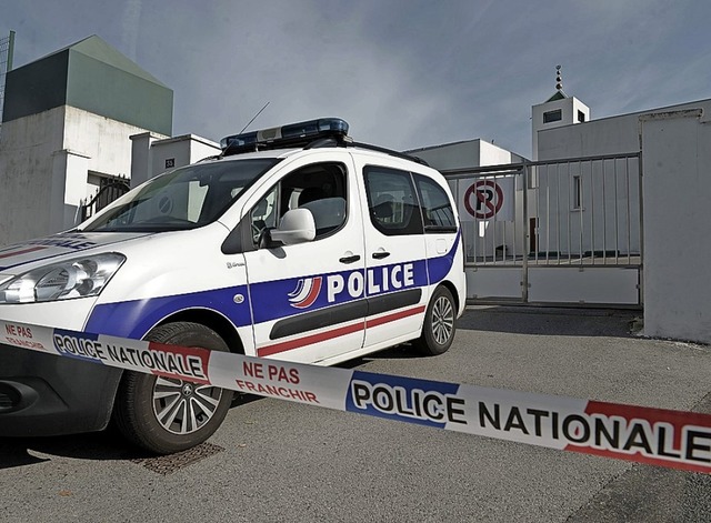 Die Moschee in Bayonne am Dienstag  | Foto: IROZ GAIZKA (AFP)