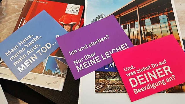 Mit Lockerheit soll das  ernste Thema Tod behandelt werden.  | Foto: FWTM Messe Freiburg