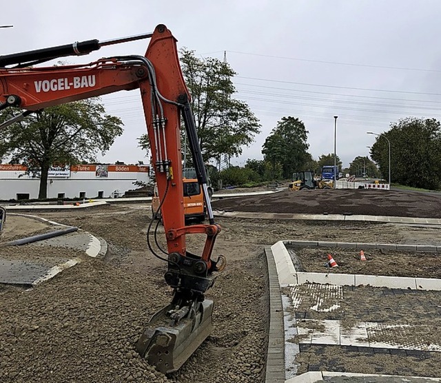 Die Kreuzung wird zum Kreisel.  | Foto: Florian Wrth/Stadt Offenburg