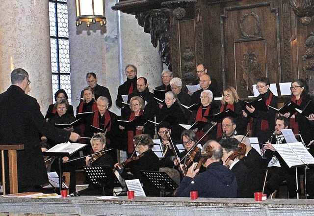 Der Domchor unter Leitung von Michael Neymeyer feiert am Sonntag sein Jubilum.   | Foto: Cornelia Liebwein