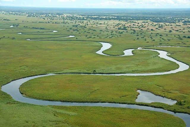 Der Okavango im heutigen Botswana soll...en eine Lebensgrundlage geboten haben.  | Foto: Rolf Obertreis