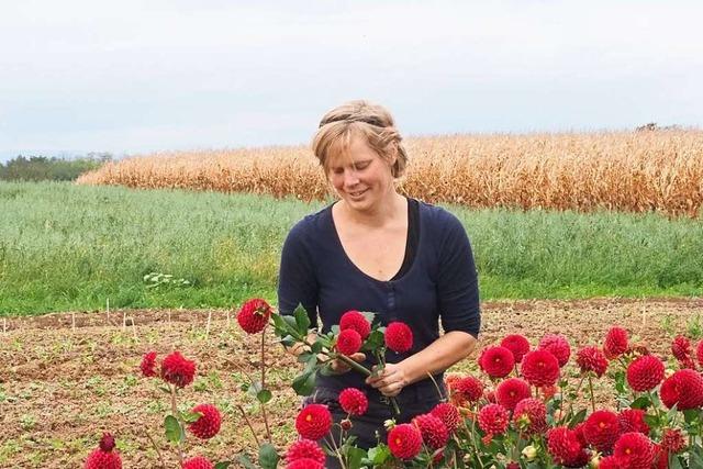 Junge Frau will bei Müllheim pestizidfreie Blumen anbauen